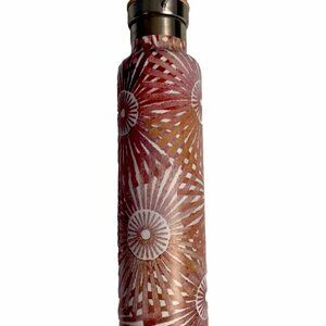 Stainless Steel Insulated Bottle 25oz HOT COLD Pink Abstract Art Watercolor Lid